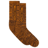 NO PROBLEMO I HEART GLITCH SOCKS - ORANGE