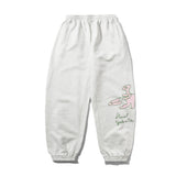 BUTTER + DANIEL JOHNSTON ONE EYE SWEATPANTS - ASH GREY