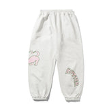 BUTTER + DANIEL JOHNSTON ONE EYE SWEATPANTS - ASH GREY