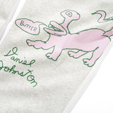 BUTTER + DANIEL JOHNSTON ONE EYE SWEATPANTS - ASH GREY