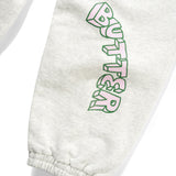 BUTTER + DANIEL JOHNSTON ONE EYE SWEATPANTS - ASH GREY