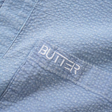 BUTTER OVERDYE SEERSUCKER SS SHIRT - BLUE