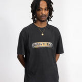 PATTA GILDED ACID WASHED T-SHIRT - BLACK