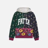 PATTA FLORAL PATCH WORK PULLOVER HOODIE - MULTI