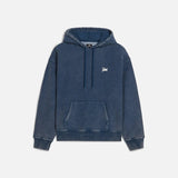 PATTA CLASSIC ACID WASHED HOODED PULLOVER - ESTATE BLUE