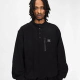 PATTA POLARTEC OVERHEAD FLEECE - BLACK