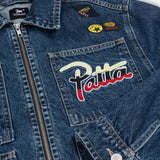 PATTA WHOLE LOTTA LABELS DENIM JACKET - BLUE