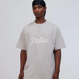 PATTA LOGO TWILL APPLIQUE TSHIRT - FLINT GREY