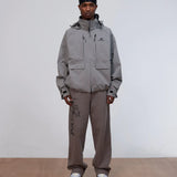 PATTA TECHNICAL WATER PROOF HIKING JACKET - GREY