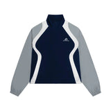 PATTA SERPENTINE TRACK JACKET - NAVY IRIS