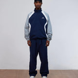 PATTA SERPENTINE TRACK JACKET - NAVY IRIS