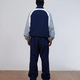 PATTA SERPENTINE TRACK JACKET - NAVY IRIS
