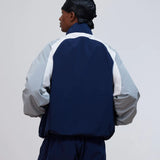 PATTA SERPENTINE TRACK JACKET - NAVY IRIS
