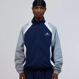 PATTA SERPENTINE TRACK JACKET - NAVY IRIS