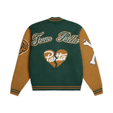 PATTA VARSITY KNITTED CARDIGAN - PINE GROVE