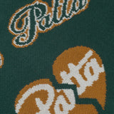 PATTA VARSITY KNITTED CARDIGAN - PINE GROVE