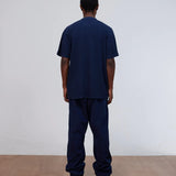 PATTA WAFFLE SCRIPT TSHIRT - NAVY