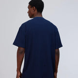 PATTA WAFFLE SCRIPT TSHIRT - NAVY