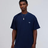 PATTA WAFFLE SCRIPT TSHIRT - NAVY