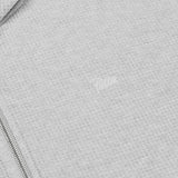 PATTA WAFFLE REVERSIBLE ZIP UP HOODED SWEATSHIRT - GREY HEATHER