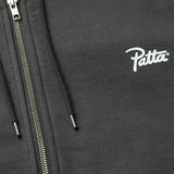 PATTA CLASSIC HEAVYWEIGHT ZIP UP HOODED SWEAT  - FORGED IRON GREY