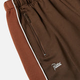 PATTA TRICOT STRAIGHT TRACK PANT - CHESTNUT BROWN