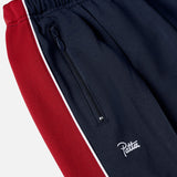 PATTA TRICOT STRAIGHT TRACK PANT - BLACK IRIS NAVY