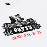 PATTA DJ SKULLY T-SHIRT - WHITE