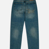 PATTA WHISKERED DENIM PANT - BLUE