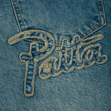 PATTA WHISKERED DENIM PANT - BLUE