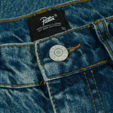 PATTA WHISKERED DENIM PANT - BLUE