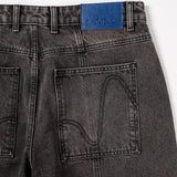 CANDICE GREGORY DENIM PANTS - WASHED BLACK