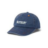 BUTTER ROUNDED LOGO 6 PANEL CAP - WASHED SLATE