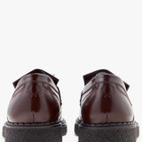 FRED PERRY + GEORGE COX LEATHER TASSEL LOAFER - OX BLOOD