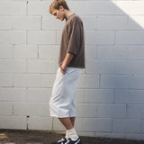 SEVA MONT 3/4 KNIT POLO - CHOCOLATE