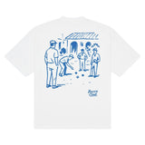 ISACCO MONTE BOCCE CLUB TSHIRT - AMALFI WHITE