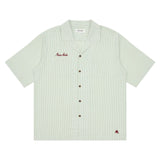 ISACCO MONTE VENETO SEERSUCKER STRIPE SHIRT - VENETO GREEN