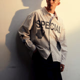 CANDICE SPECIAL OXFORD LS SHIRT - GREY