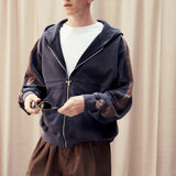 CANDICE EDWARD ZIP HOODIE - MIDNIGHT