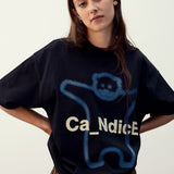 CANDICE SOLACE SS TSHIRT - BLACK