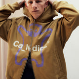 CANDICE SOLACE ZIP HOODIE - CUMIN