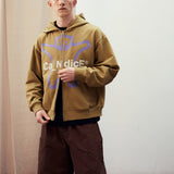 CANDICE SOLACE ZIP HOODIE - CUMIN