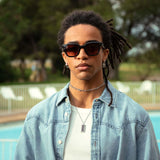 IZIPIZI ROAD SUNGLASSES - BLACK ROAD / SHINNY FINISH
