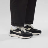 STEPNEY WORKERS CLUB OSIER SUEDE MIX S-STRIKE  - BLACK