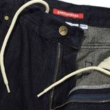 BUTTER SANTOSUOSSO RAW SELVEDGE DENIM - INDIGO BLUE