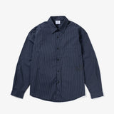 CANDICE KIRWANS STRIPE LS SHIRT - NAVY
