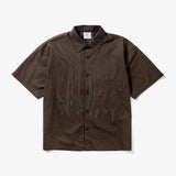 CANDICE RAZOR SS SHIRT - BROWN