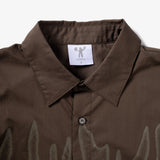 CANDICE RAZOR SS SHIRT - BROWN