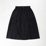 CANDICE UNISEX NYLON SKIRT - BLACK