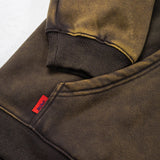 BUZZCUT BONEZ WASHED HOODIE - DIRTY BROWN